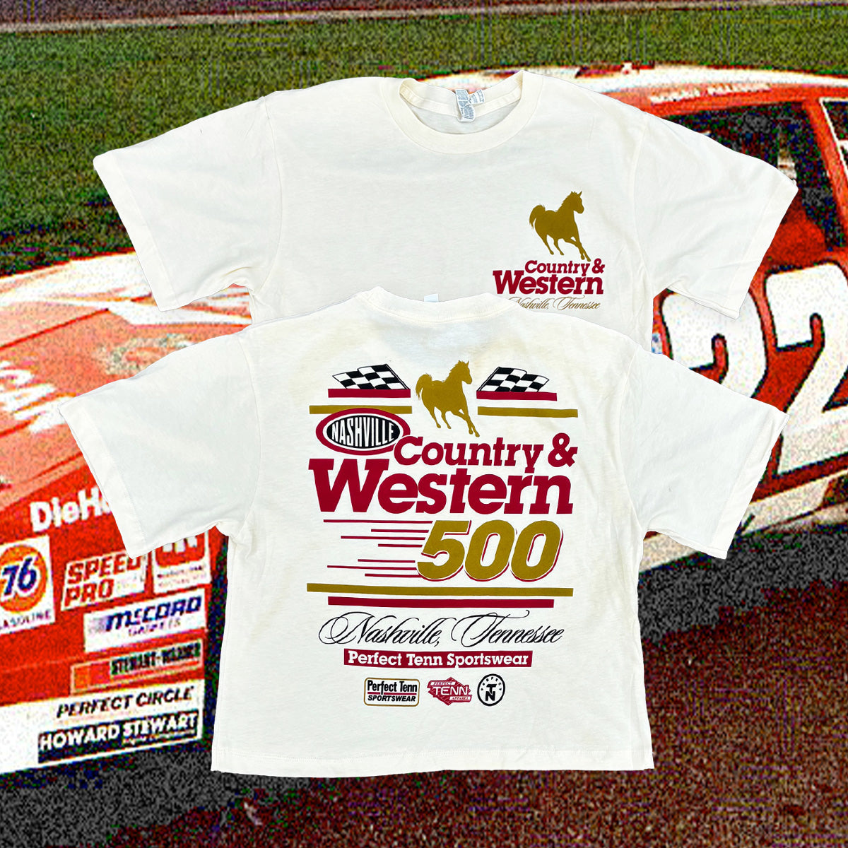 Country & Western 500 Horsepower Ivory Crop