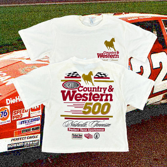 Country & Western 500 Horsepower Ivory Crop