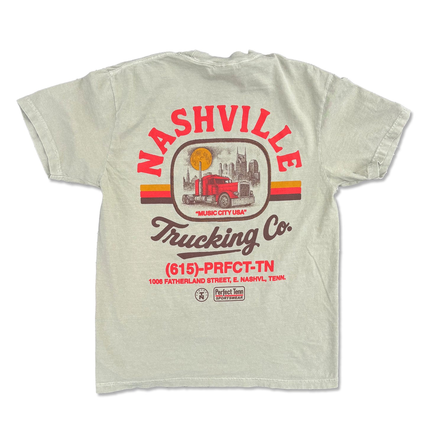 Nashville Trucking Co. Sandstone Tee