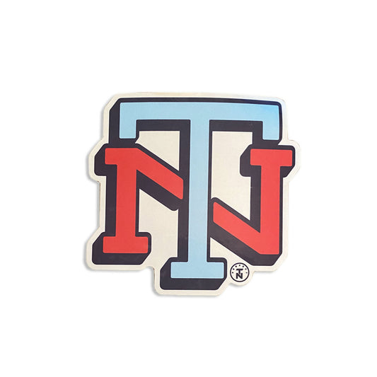 TN Tennessee Monogram Sticker