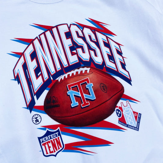 Tennessee Football "Bootleg" Front Print Crewneck Sweatshirt