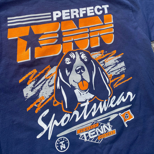 Perfect Tenn Sportswear Navy Blue Coon Hound Tee