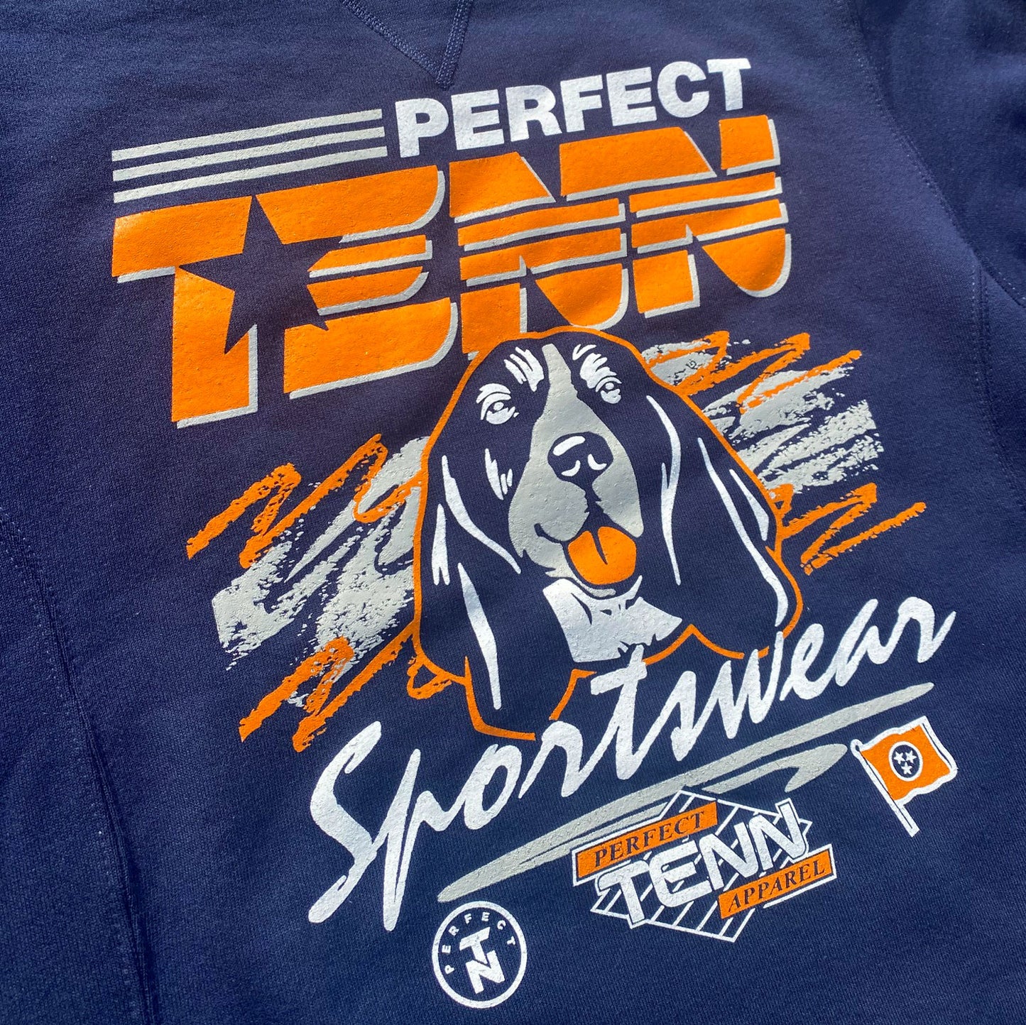 Perfect Tenn Sportswear Navy Blue Coon Hound Sweatshirt